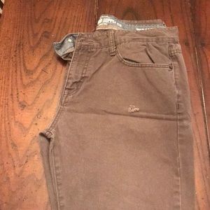 Mossino Supply Co. Brown Jeans